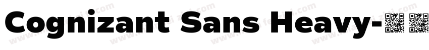 Cognizant Sans Heavy字体转换
